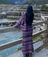 Striped Knit Dress & Cardigan